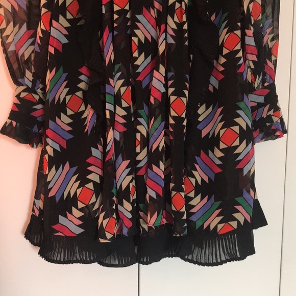 Sfera Collection Southwestern Aztec, Light Flowy Dress, Size Medium - Picture 6 of 14